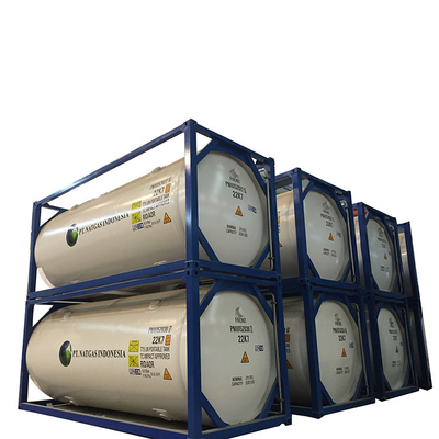SA240/SA516 30ft ISO Chemical Storage Tank Container CO2 Oxygen Nitrogen Argon Tank Container
